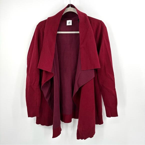 CAbi Cozy Up Waterfall Cardigan Size XL - Picture 1 of 7